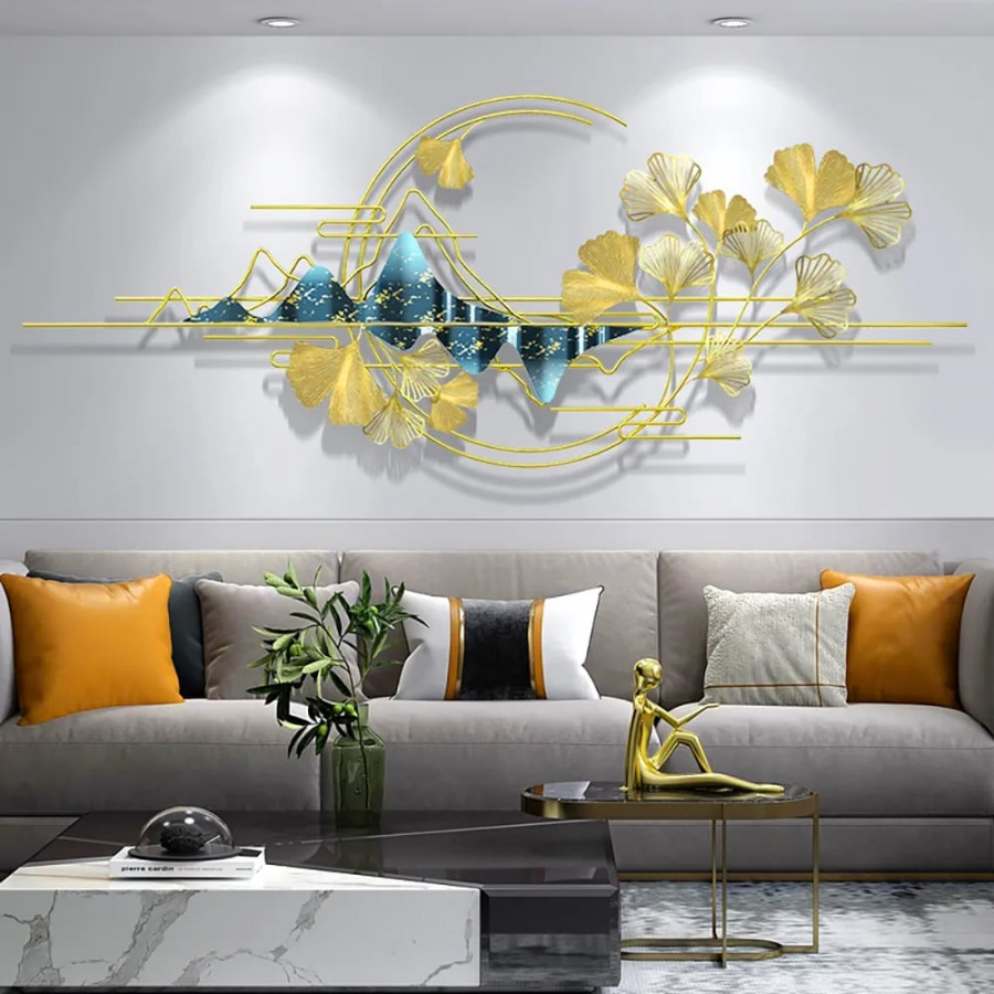HMR - Light Metal Wall Decor in 59.1"L x 23.6"H