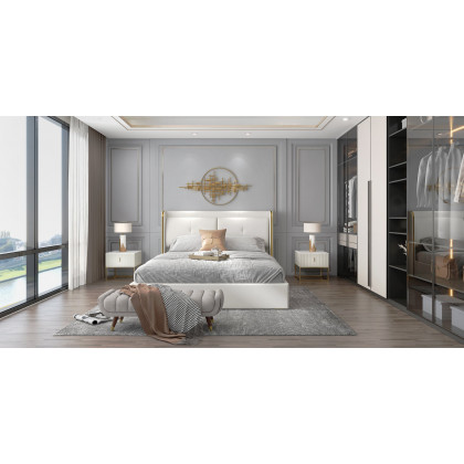 HMR - 3D Big Wall Decorative Metal Home Hanging Art in Gold