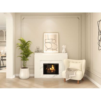 HMR - 3D Metal Wall Home Art in Black