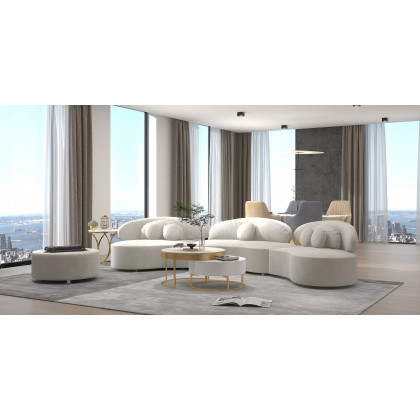 HMR Modern Dining Chairs with Velvet Upholstery (Set of 2) - Gray