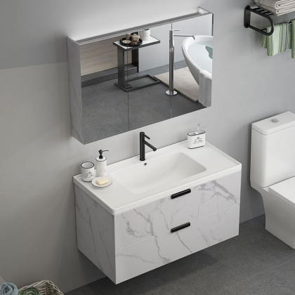 HMR - 36" Floating Bathroom Vanity Wall Mount in Single Sink