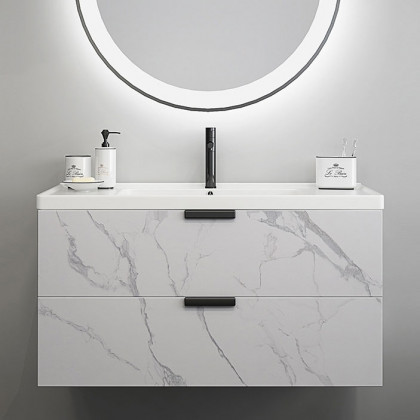 HMR - 36" Floating Bathroom Vanity Wall Mount in Single Sink