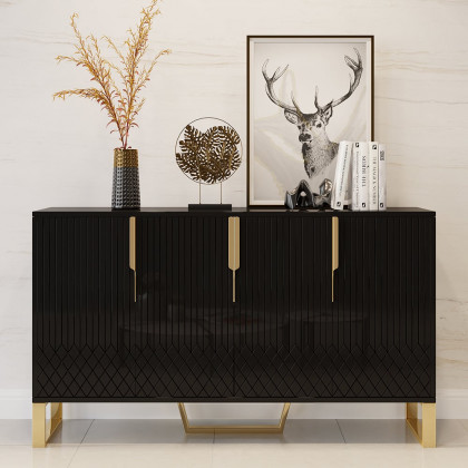 HMR - Aro Series Modern 59.1" Affordable Sideboard with Storage