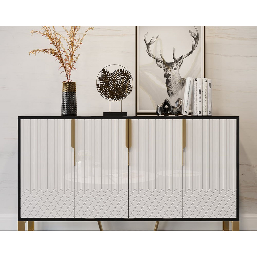 HMR - Aro Series Modern 59.1" Affordable Sideboard with Storage