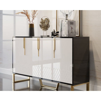HMR - Aro Series Modern 59.1" Affordable Sideboard with Storage