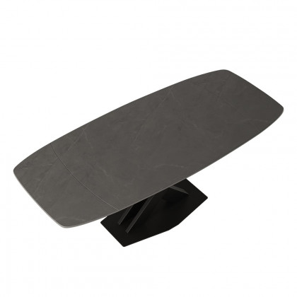 HMR 71" Modern Extendable Dining Table for 4-6 People - Gray, Sintered Stone