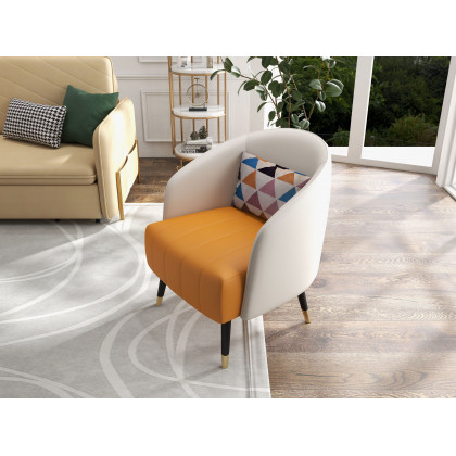 HMR King 3-Seater Sleeper Sofa - Beige, Velvet