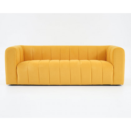 HMR Modern 3-Seater Sofa with Velvet Upholstered - Yellow