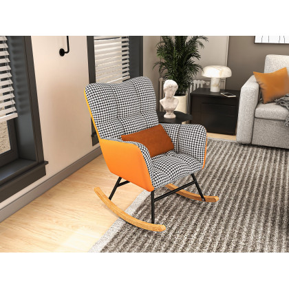 HMR King 3-Seater Convertible Sleeper Sofa with Linen Upholstery - Gray