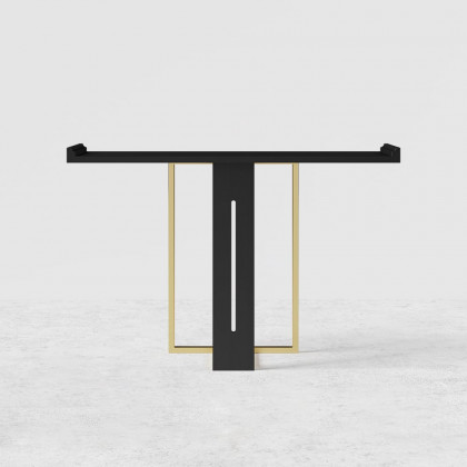 HMR Narrow 47" Console Table - Black/Gold