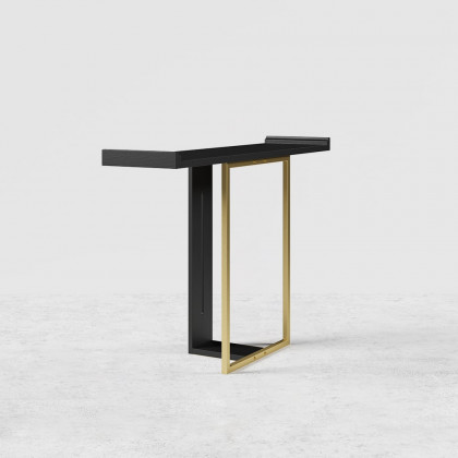 HMR Narrow 47" Console Table - Black/Gold