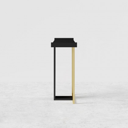 HMR Narrow 47" Console Table - Black/Gold