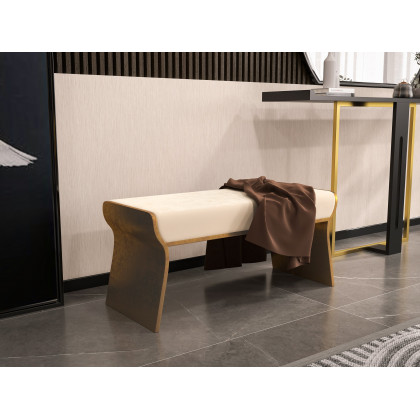 HMR Narrow 47" Console Table - Black/Gold
