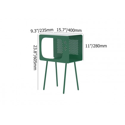 HMR Stert Series Modern End Table - Fresh Green