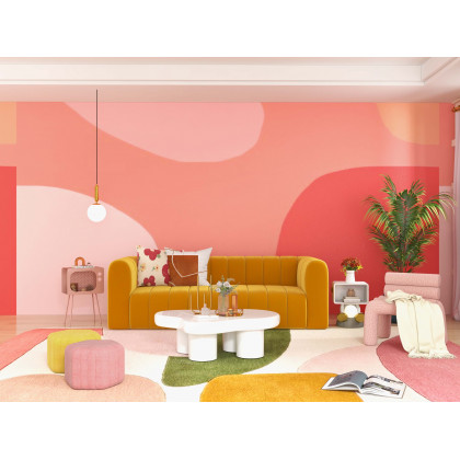 HMR Stert Series Modern End Table - Fresh Pink