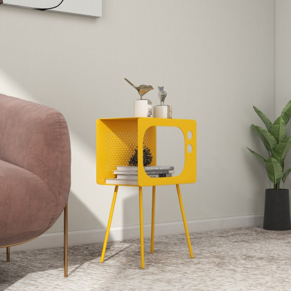 HMR Stert Series Modern End Table - Fresh Yellow