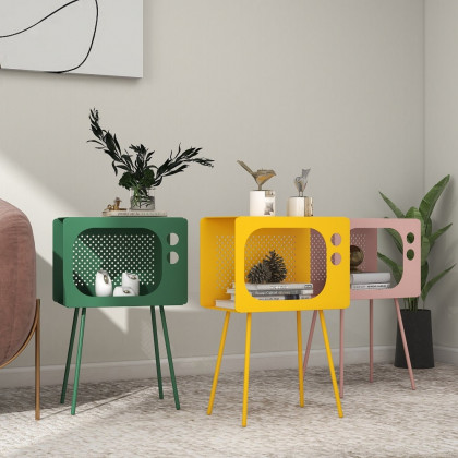 HMR Stert Series Modern End Table - Fresh Yellow