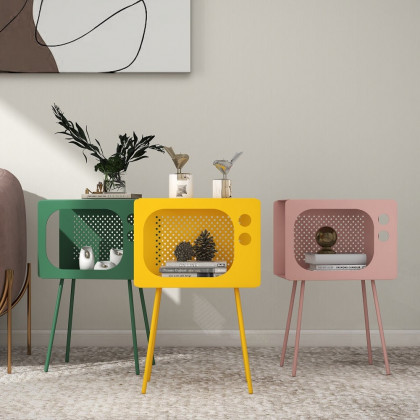 HMR Stert Series Modern End Table - Fresh Yellow