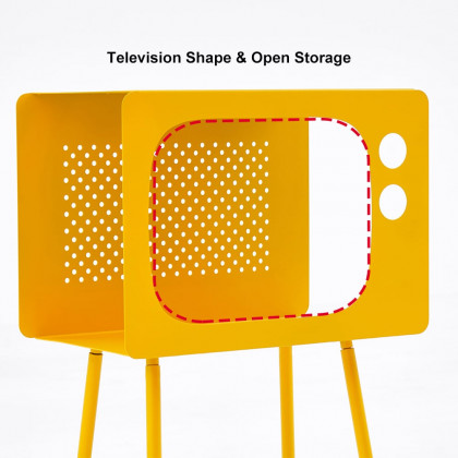 HMR Stert Series Modern End Table - Fresh Yellow
