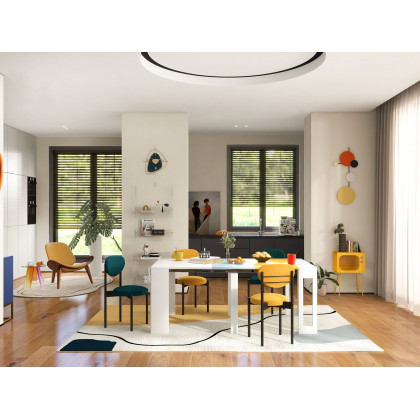HMR Stert Series Modern End Table - Fresh Yellow