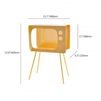 HMR Stert Series Modern End Table - Fresh Yellow
