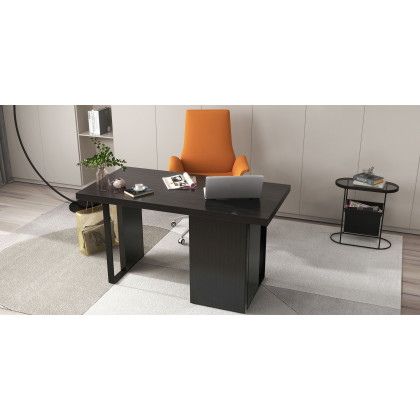 HMR - Oval Table Magazine Holder in Black