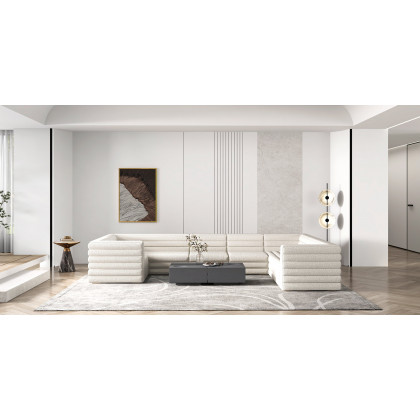 HMR - Square Coffee Table with Storage and Drawer in Gray