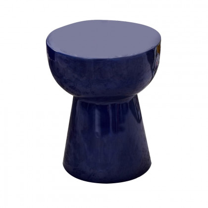 HMR - Round End Table in Blue