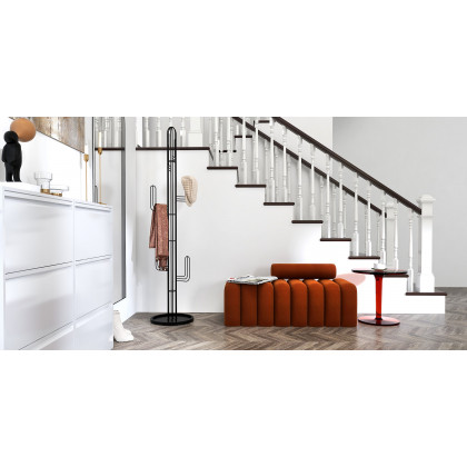 HMR - End and Accent and Clear Side Table in Amber