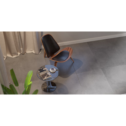 HMR - End and Accent and Clear Side Table in Amber