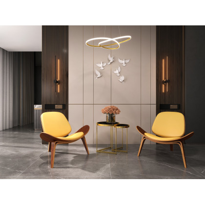 HMR Modern End Table Sets - Black, Marble