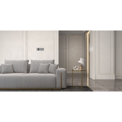 HMR Modern End Table Sets - White, Marble