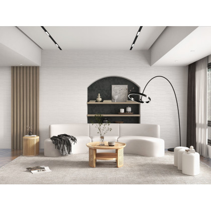HMR - Round End Table with Storage in Rattan