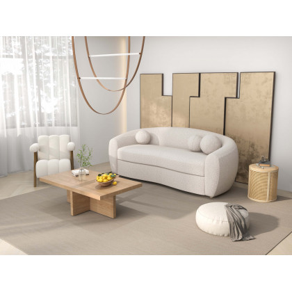 HMR - Round End Table with Storage in Rattan