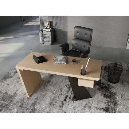 HMR Ctainer Series Industrial Nightstand with Storage/Shelf - Gray