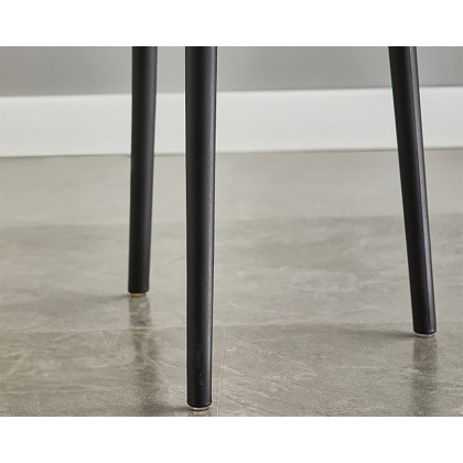 HMR Modern Acrylic Dining Chairs - Amber