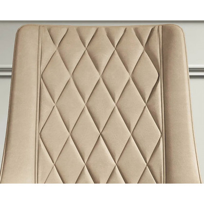 HMR Dining Chair with PU Leather Upholstery (Set of 2) - Beige