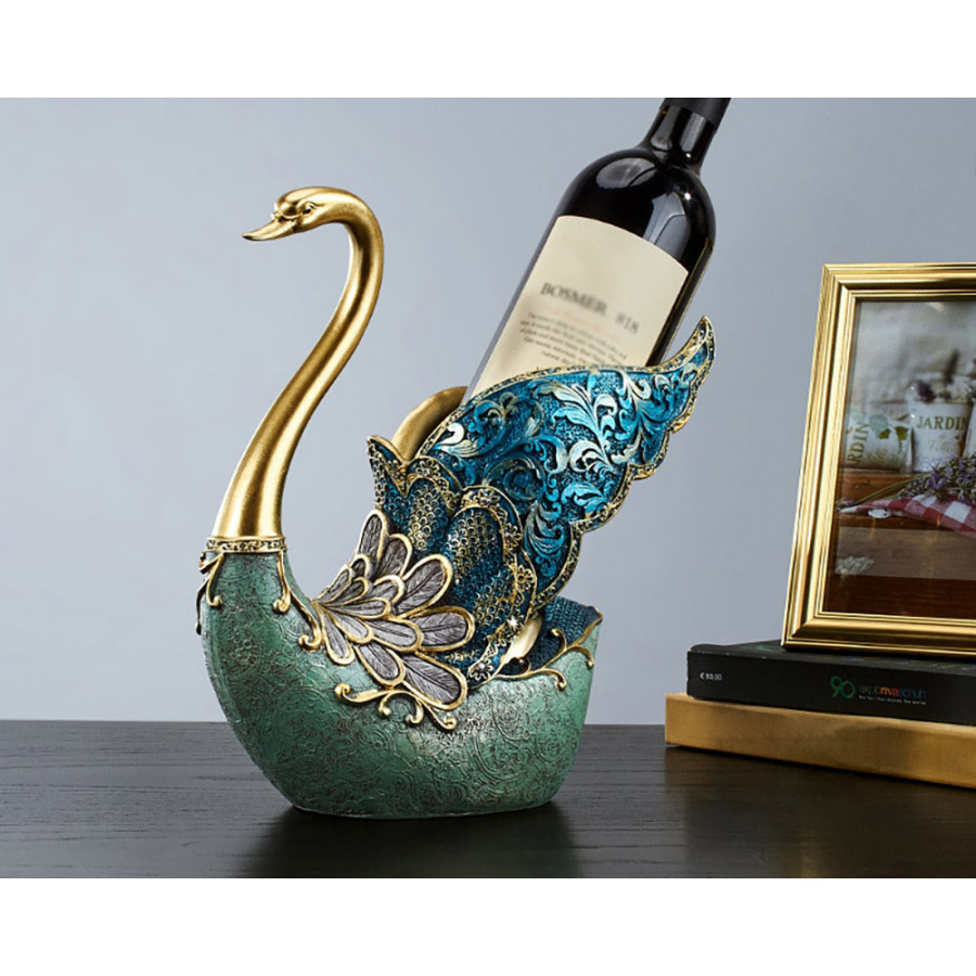 HMR - Mini Bar Decor Wine Rack Bottle Holder in Multi-Color
