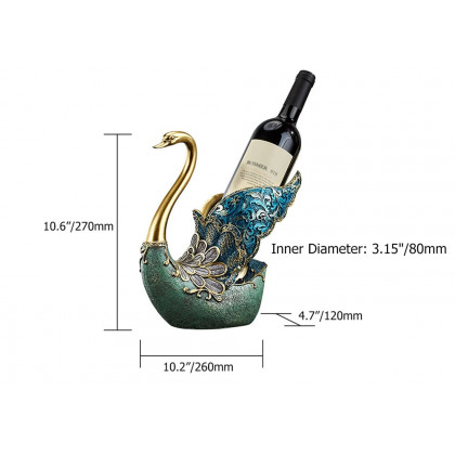 HMR - Mini Bar Decor Wine Rack Bottle Holder in Multi-Color