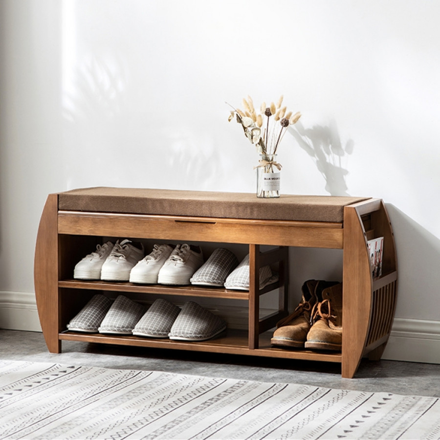 HMR Shoe Storage Rack - Brown, Large