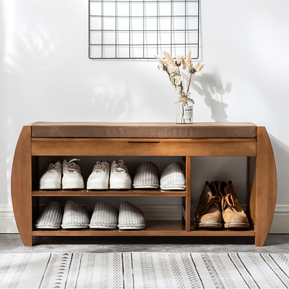 HMR Shoe Storage Rack - Brown, Large
