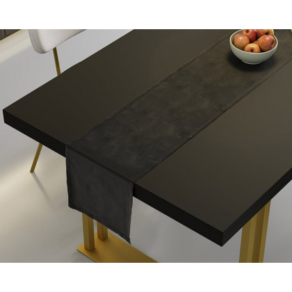 HMR - Hover Black Rectangle Dining Table in 63"L x 27.6"W