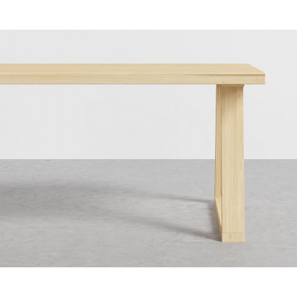 HMR - Rectangular Dining Table Pine in 63"L, Natural