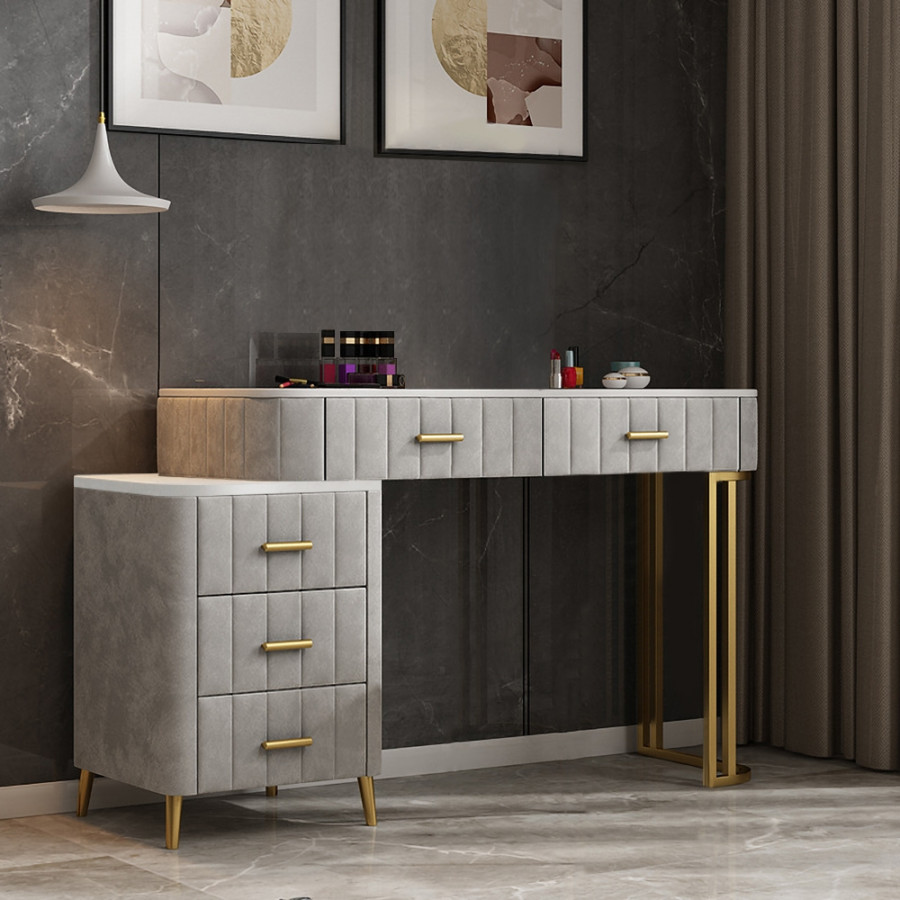 HMR - Modern Expandable Makeup Vanity Dressing Table