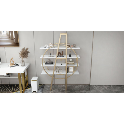 HMR - Computer Desk with Drawer and Storage Shelf in with Drawer, 55.1"L x 27.6"W