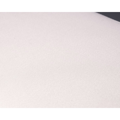 HMR - Entryway Linen Upholstered Ottoman Bench in White