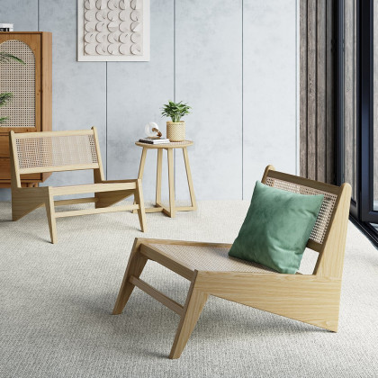 HMR Lounge Accent Chair - Natural, Rattan