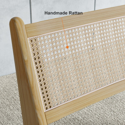 HMR Lounge Accent Chair - Natural, Rattan