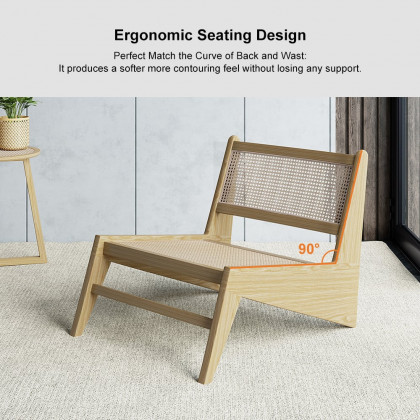 HMR Lounge Accent Chair - Natural, Rattan