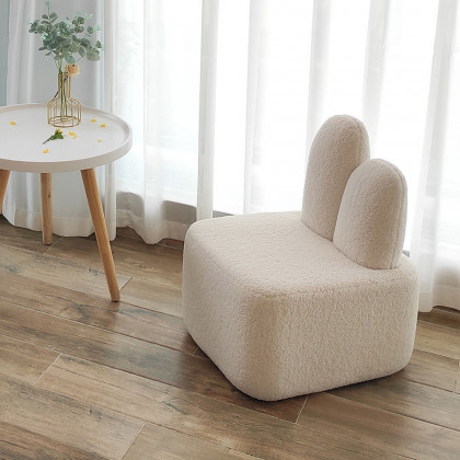 HMR - Accent Chair Rabbit Upholstered in Beige